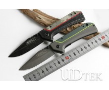 Chong Ming 357 fast opening folding knife with two colors UD405162